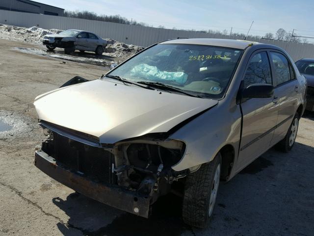 2T1BR32E44C221072 - 2004 TOYOTA COROLLA CE TAN photo 2