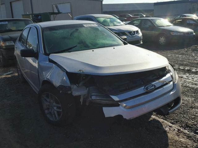 3FAHP0GA7CR112544 - 2012 FORD FUSION S SILVER photo 1