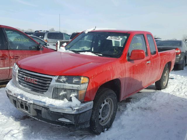 1GTE5LF90C8118148 - 2012 GMC CANYON RED photo 2