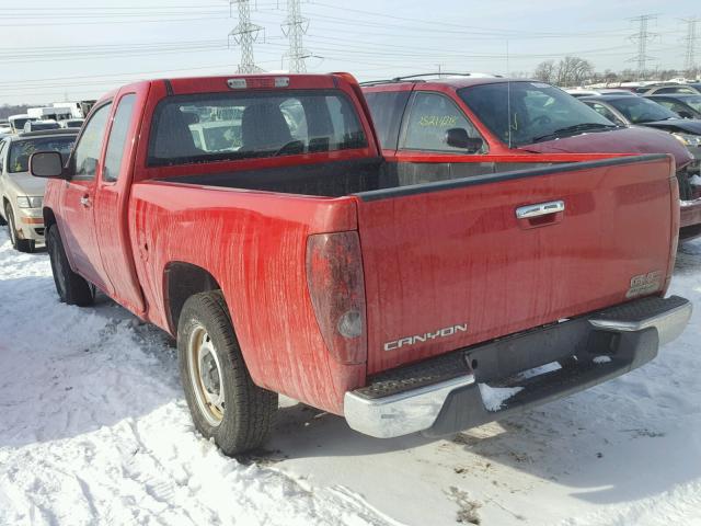 1GTE5LF90C8118148 - 2012 GMC CANYON RED photo 3