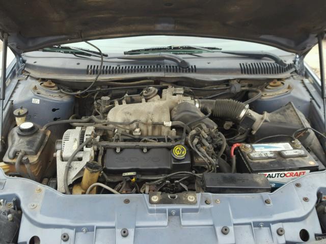 1FAFP52U0XA252067 - 1999 FORD TAURUS LX BLUE photo 7