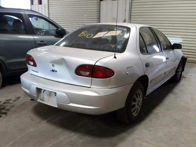 1G1JC524817238818 - 2001 CHEVROLET CAVALIER B SILVER photo 4