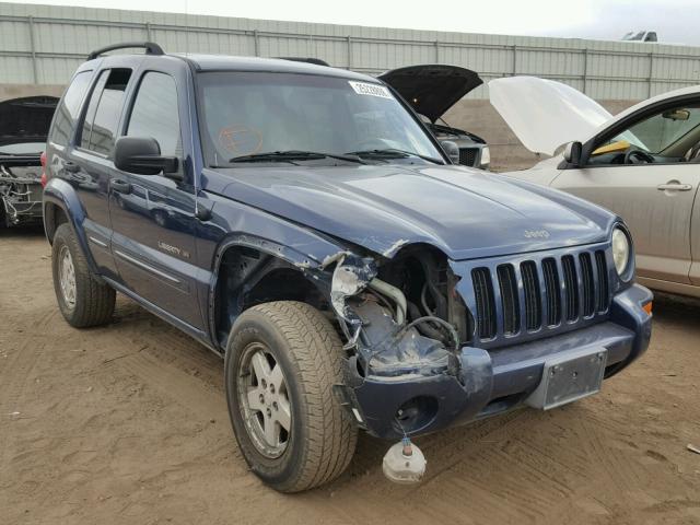 1J4GL58K62W283670 - 2002 JEEP LIBERTY LI BLUE photo 1