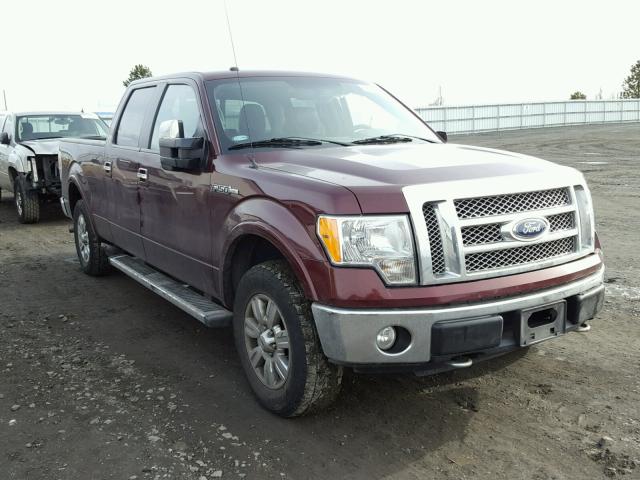 1FTFW1EV8AKE77364 - 2010 FORD F150 SUPER BURGUNDY photo 1