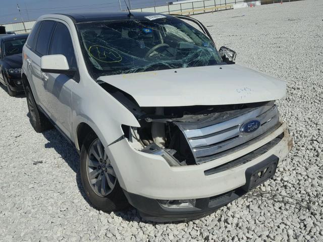 2FMDK3JC0ABA86363 - 2010 FORD EDGE SEL WHITE photo 1