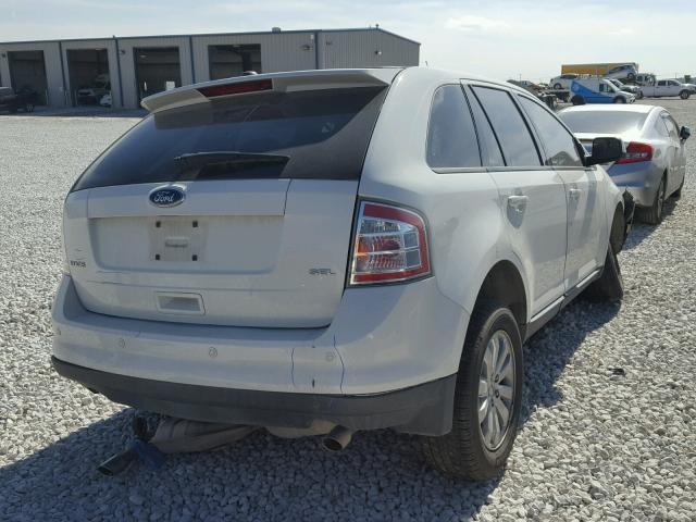 2FMDK3JC0ABA86363 - 2010 FORD EDGE SEL WHITE photo 4