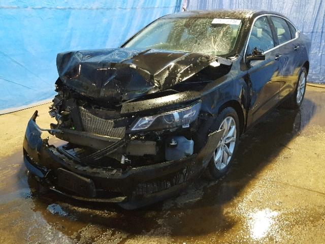 2G1105S38H9171341 - 2017 CHEVROLET IMPALA LT BLACK photo 2