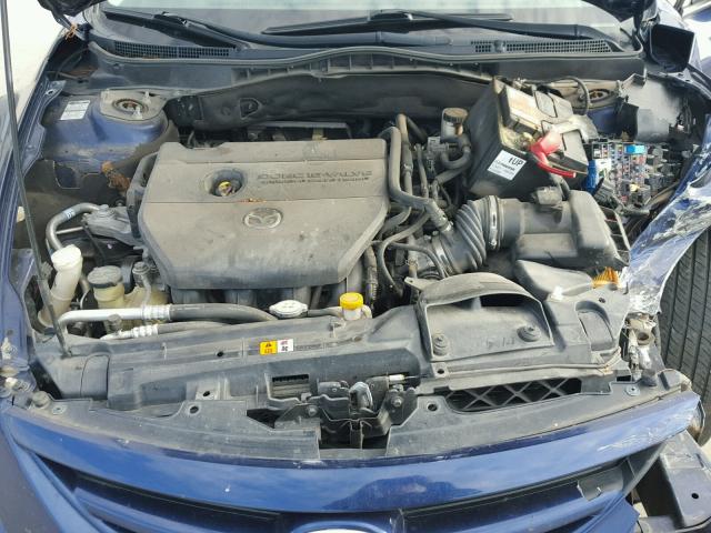 1YVHZ8BH5B5M06687 - 2011 MAZDA 6 I BLUE photo 7