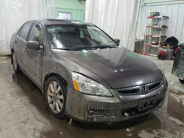 1HGCM66397A802493 - 2007 HONDA ACCORD LX GRAY photo 1