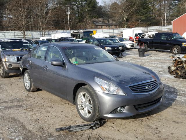 JN1CV6AR4DM358329 - 2013 INFINITI G37 GRAY photo 1