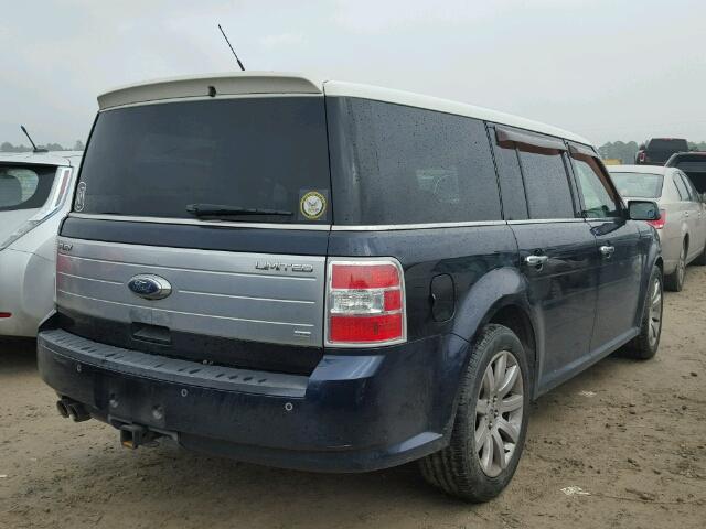 2FMEK63C39BA38936 - 2009 FORD FLEX LIMIT BLUE photo 4