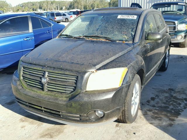 1B3HB48B77D124913 - 2007 DODGE CALIBER SX BLACK photo 2