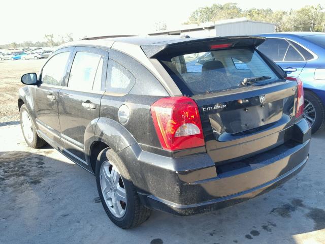 1B3HB48B77D124913 - 2007 DODGE CALIBER SX BLACK photo 3