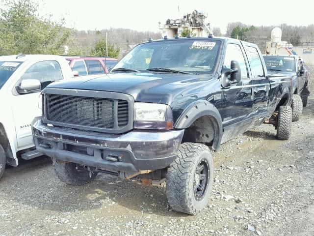 3FTNW21F21MA04746 - 2001 FORD F250 SUPER BLACK photo 2