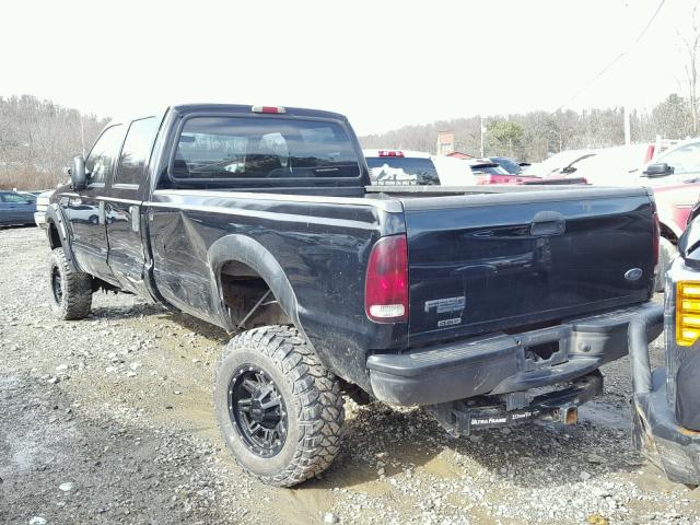 3FTNW21F21MA04746 - 2001 FORD F250 SUPER BLACK photo 3