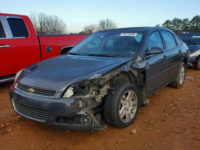 2G1WC583081245029 - 2008 CHEVROLET IMPALA LT GRAY photo 2