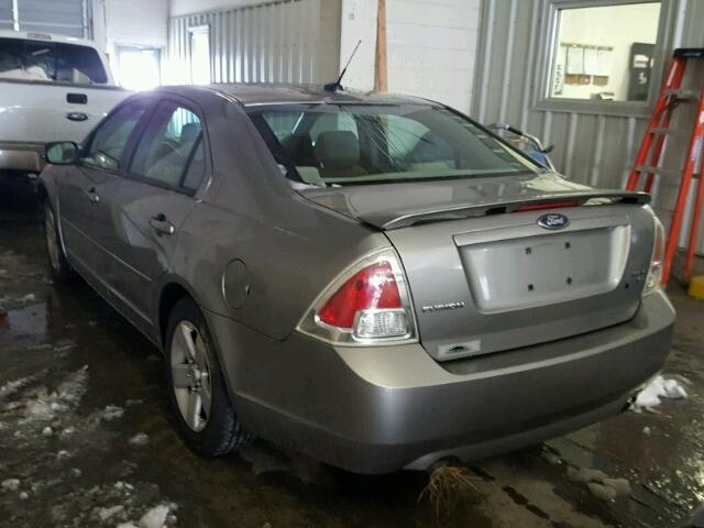 3FAHP01168R150086 - 2008 FORD FUSION SE GRAY photo 3