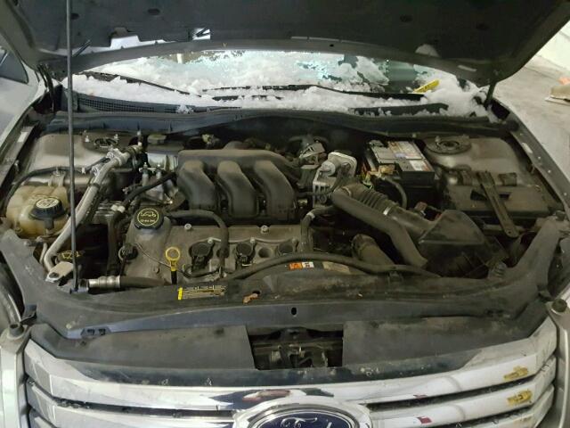 3FAHP01168R150086 - 2008 FORD FUSION SE GRAY photo 7