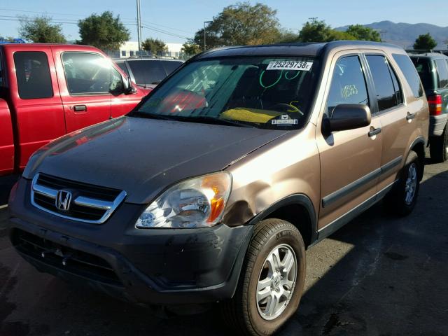 JHLRD78853C040109 - 2003 HONDA CR-V EX BROWN photo 2