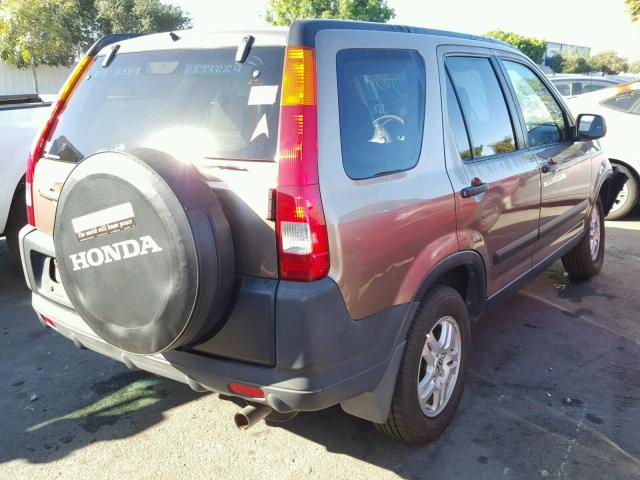 JHLRD78853C040109 - 2003 HONDA CR-V EX BROWN photo 4