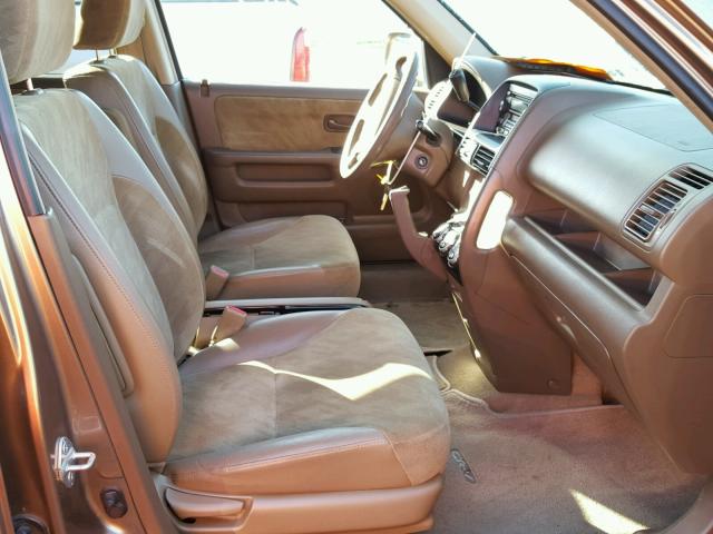 JHLRD78853C040109 - 2003 HONDA CR-V EX BROWN photo 5