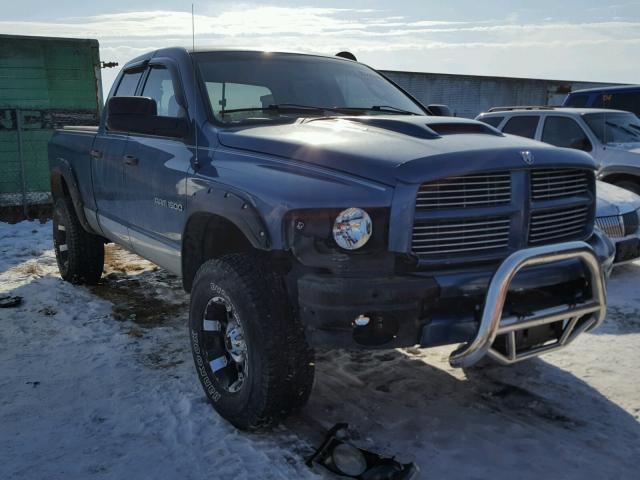 1D7HU18D23J575726 - 2003 DODGE RAM 1500 S BLUE photo 1