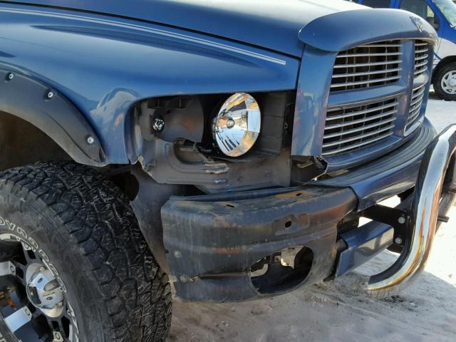 1D7HU18D23J575726 - 2003 DODGE RAM 1500 S BLUE photo 9