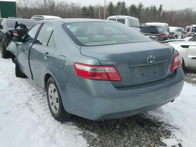 4T4BE46K39R089418 - 2009 TOYOTA CAMRY BASE GREEN photo 3