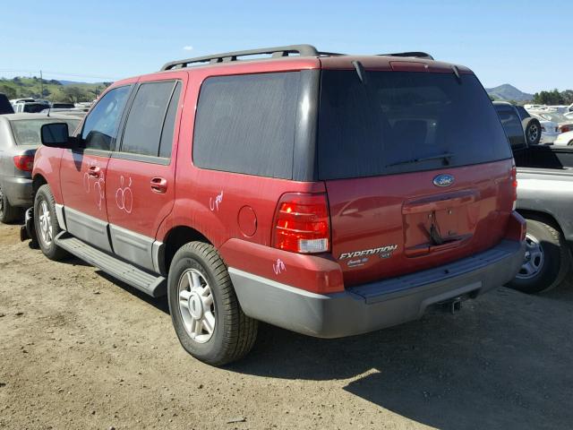 1FMPU16525LA66711 - 2005 FORD EXPEDITION RED photo 3