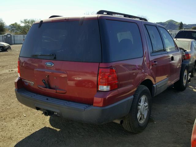 1FMPU16525LA66711 - 2005 FORD EXPEDITION RED photo 4
