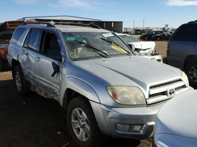 JTEBU14R040046604 - 2004 TOYOTA 4RUNNER SR SILVER photo 1