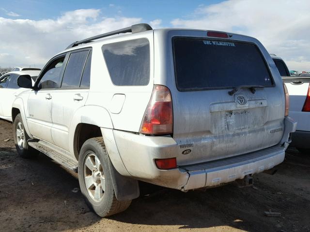 JTEBU14R040046604 - 2004 TOYOTA 4RUNNER SR SILVER photo 3