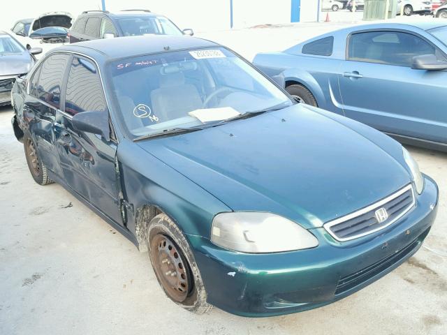 2HGEJ6673XH578580 - 1999 HONDA CIVIC LX GREEN photo 1