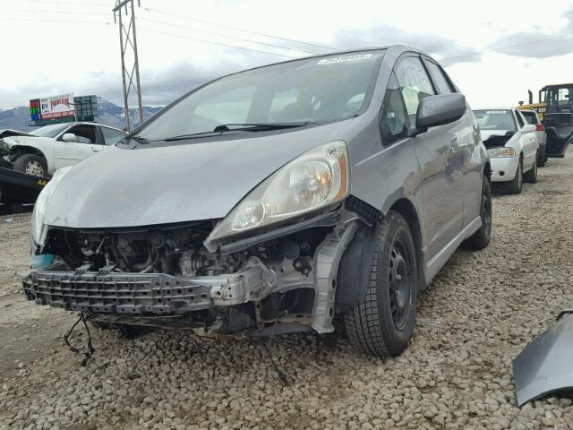 JHMGE8H45AC035847 - 2010 HONDA FIT SPORT GRAY photo 2