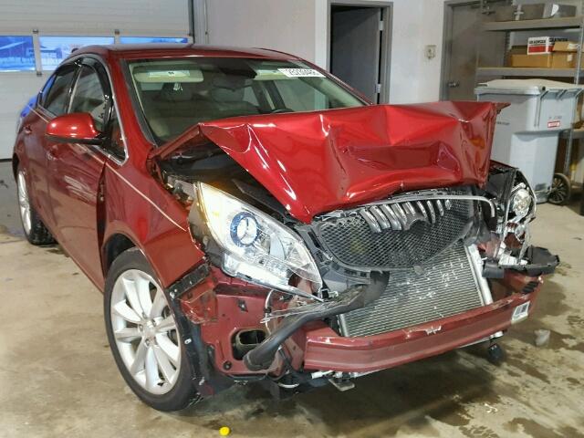 1G4PP5SK0D4150612 - 2013 BUICK VERANO RED photo 1