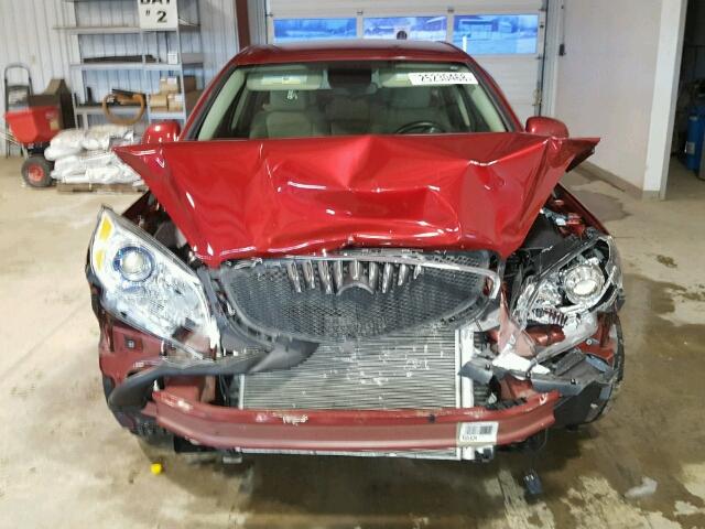 1G4PP5SK0D4150612 - 2013 BUICK VERANO RED photo 9