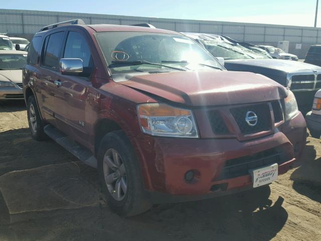 5N1AA08C69N603241 - 2009 NISSAN ARMADA SE MAROON photo 1