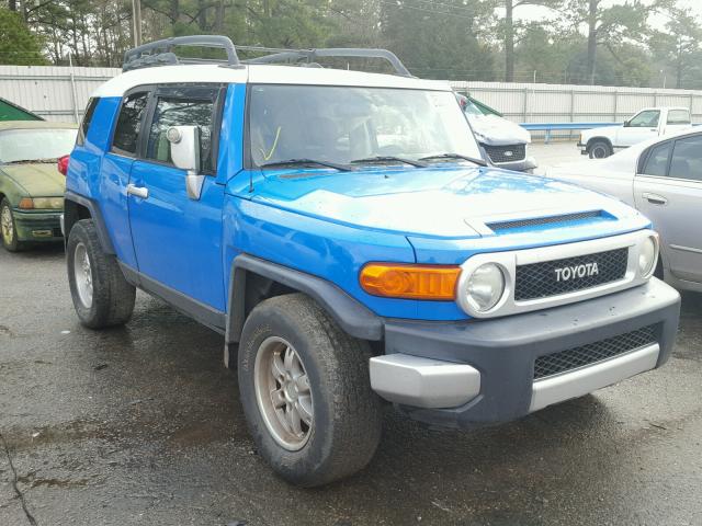 JTEZU11F070003992 - 2007 TOYOTA FJ CRUISER BLUE photo 1