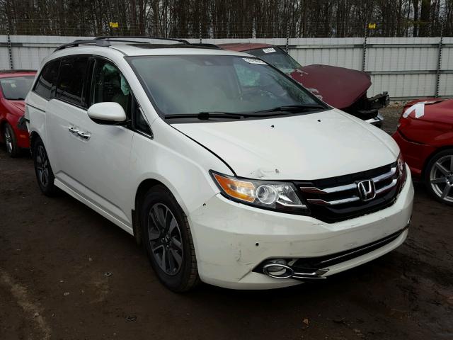 5FNRL5H90EB095506 - 2014 HONDA ODYSSEY TO WHITE photo 1