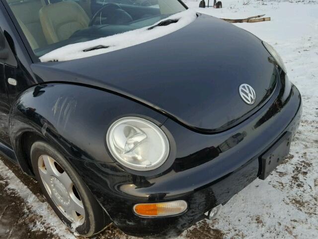 3VWCA21C0XM437015 - 1999 VOLKSWAGEN NEW BEETLE BLACK photo 9