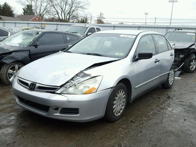 1HGCM56117A060261 - 2007 HONDA ACCORD VAL SILVER photo 2