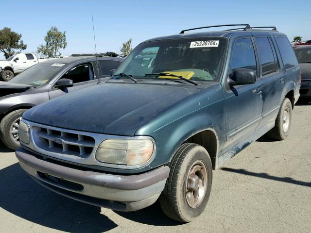 1FMDU34X8SZB43836 - 1995 FORD EXPLORER GREEN photo 2