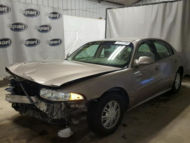 1G4HP52K244138353 - 2004 BUICK LESABRE CU BEIGE photo 2