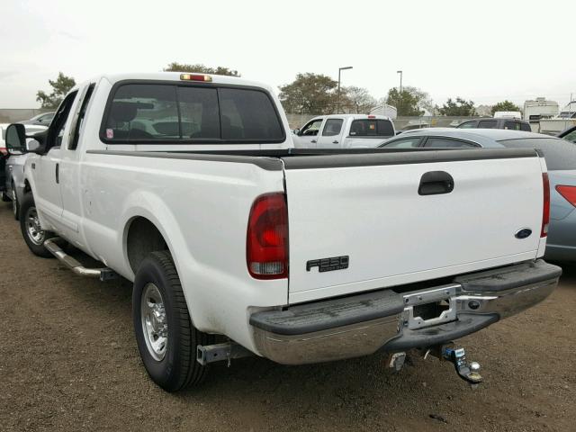 1FTNX20S02EB26976 - 2002 FORD F250 SUPER WHITE photo 3