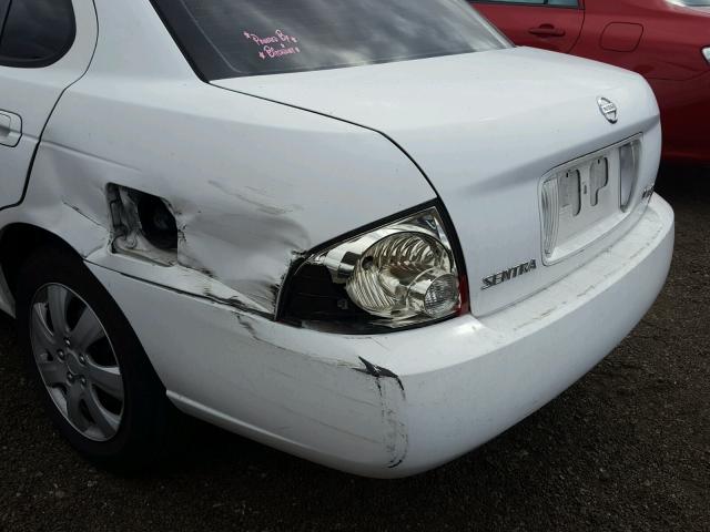 3N1CB51D76L488951 - 2006 NISSAN SENTRA 1.8 WHITE photo 9