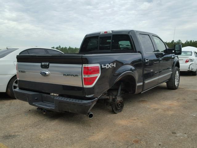 1FTFW1ET3CFB25643 - 2012 FORD F150 SUPER BLACK photo 4