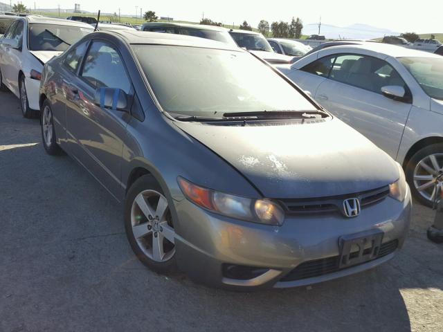 2HGFG12846H544957 - 2006 HONDA CIVIC EX GRAY photo 1