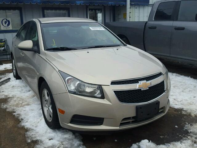 1G1PF5SC9C7186546 - 2012 CHEVROLET CRUZE LT CREAM photo 1