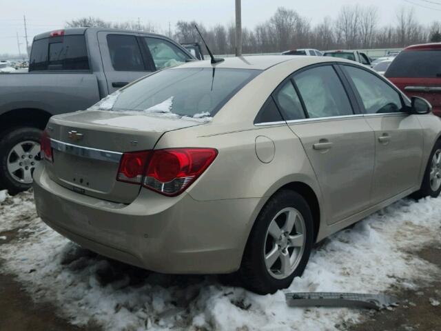 1G1PF5SC9C7186546 - 2012 CHEVROLET CRUZE LT CREAM photo 4