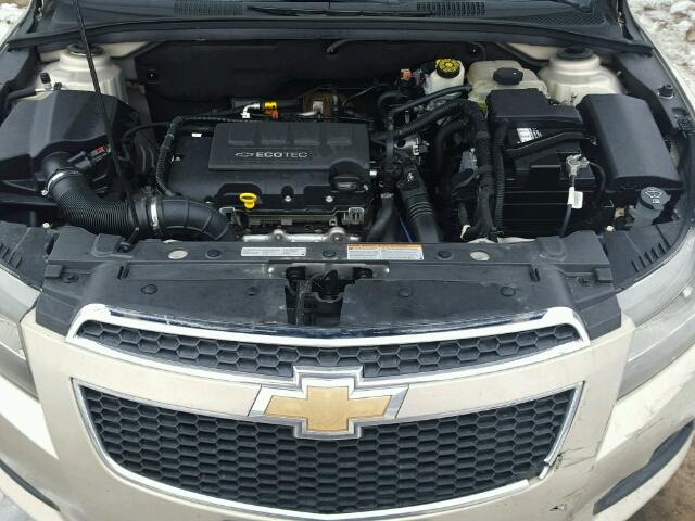 1G1PF5SC9C7186546 - 2012 CHEVROLET CRUZE LT CREAM photo 7